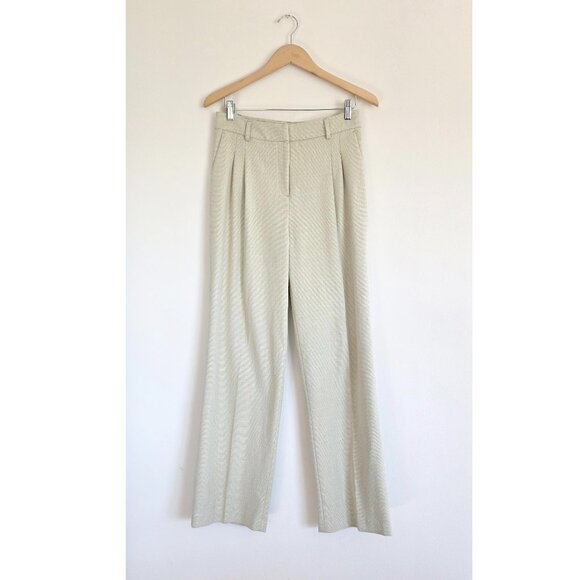 House of Harlow 1960 Light Sage Green Tailored Trousers, Suit Pants, Pleated - Picture 1 of 10